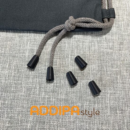 Cord Ends for Clothing and Hoodies (with Knot Fixation), Various Colors