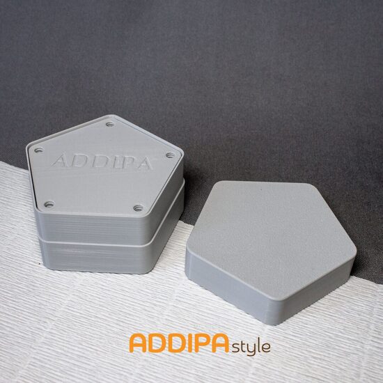 Piecstūrveida celu jostu galdiņu komplekts - 36 gabali ar kasti / ADDIPA style